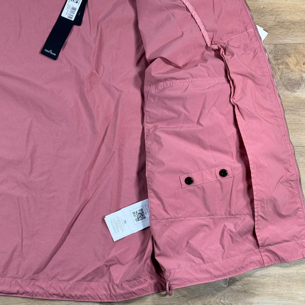 Stone Island Light Compact Touch Poly-TC Jacket in Oleander Pink
