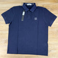 Stone Island Pigment Dye Polo Shirt in Navy