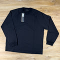 Stone Island Ghost Cotton Stretch Fleece Crewneck Sweatshirt in Black