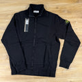 Stone Island Full-Zip Fleece Track Jacket in Black