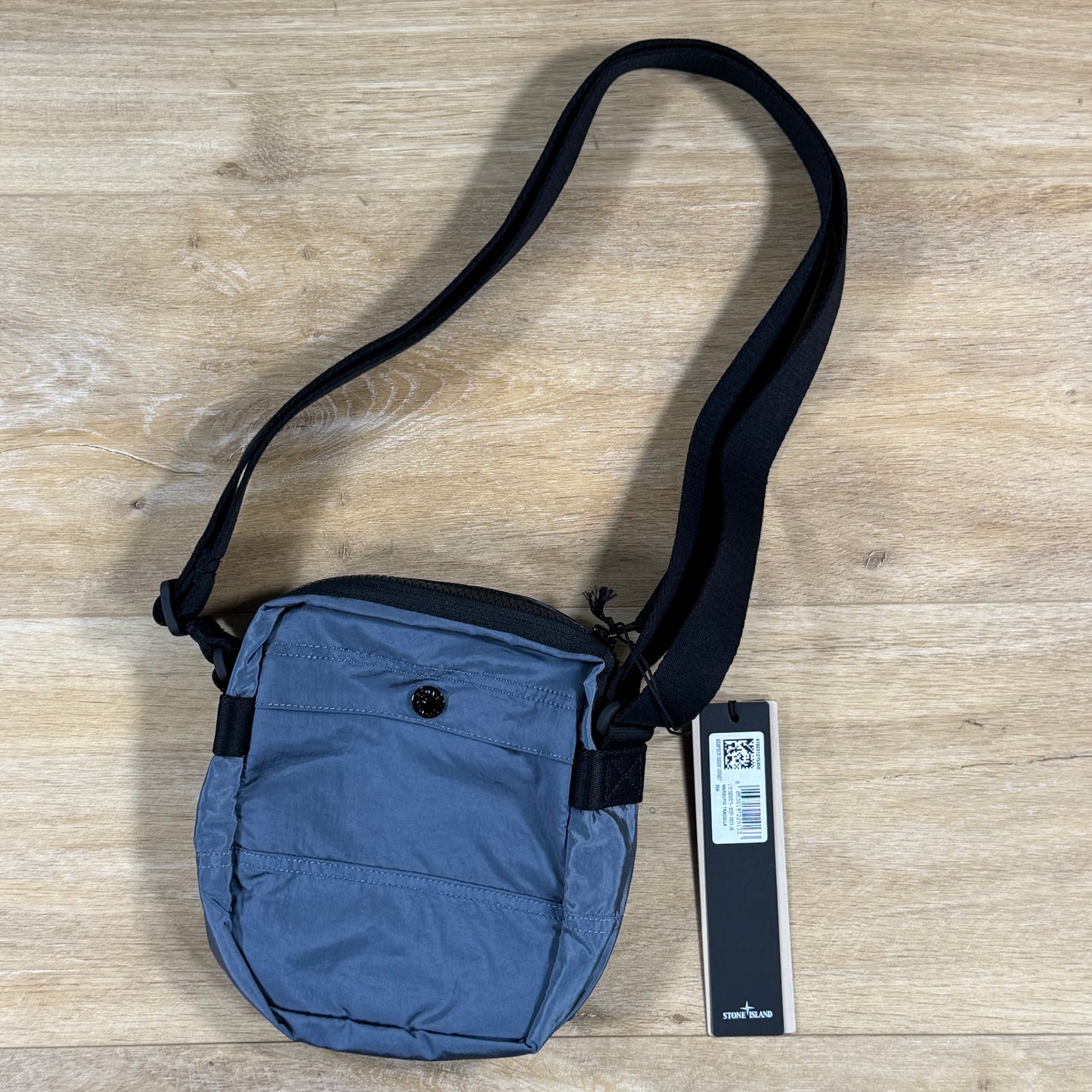 Stone Island Nylon Metal Pouch Bag in Avio Blue