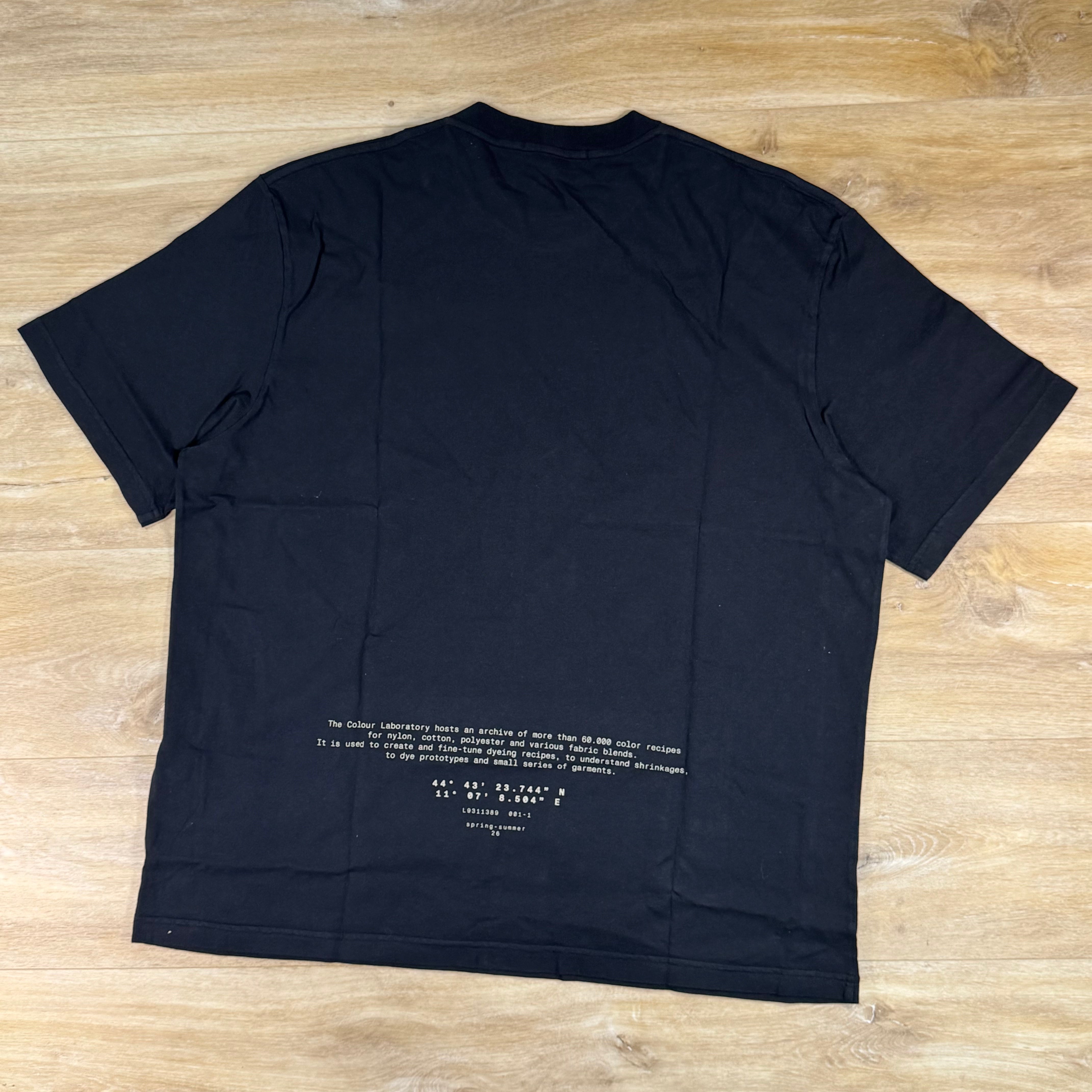 Stone Island 'All Around Compass' Print T-Shirt in Black