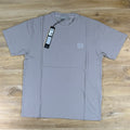 Stone Island Ghost Tonal Patch Logo T-Shirt in Dust Grey