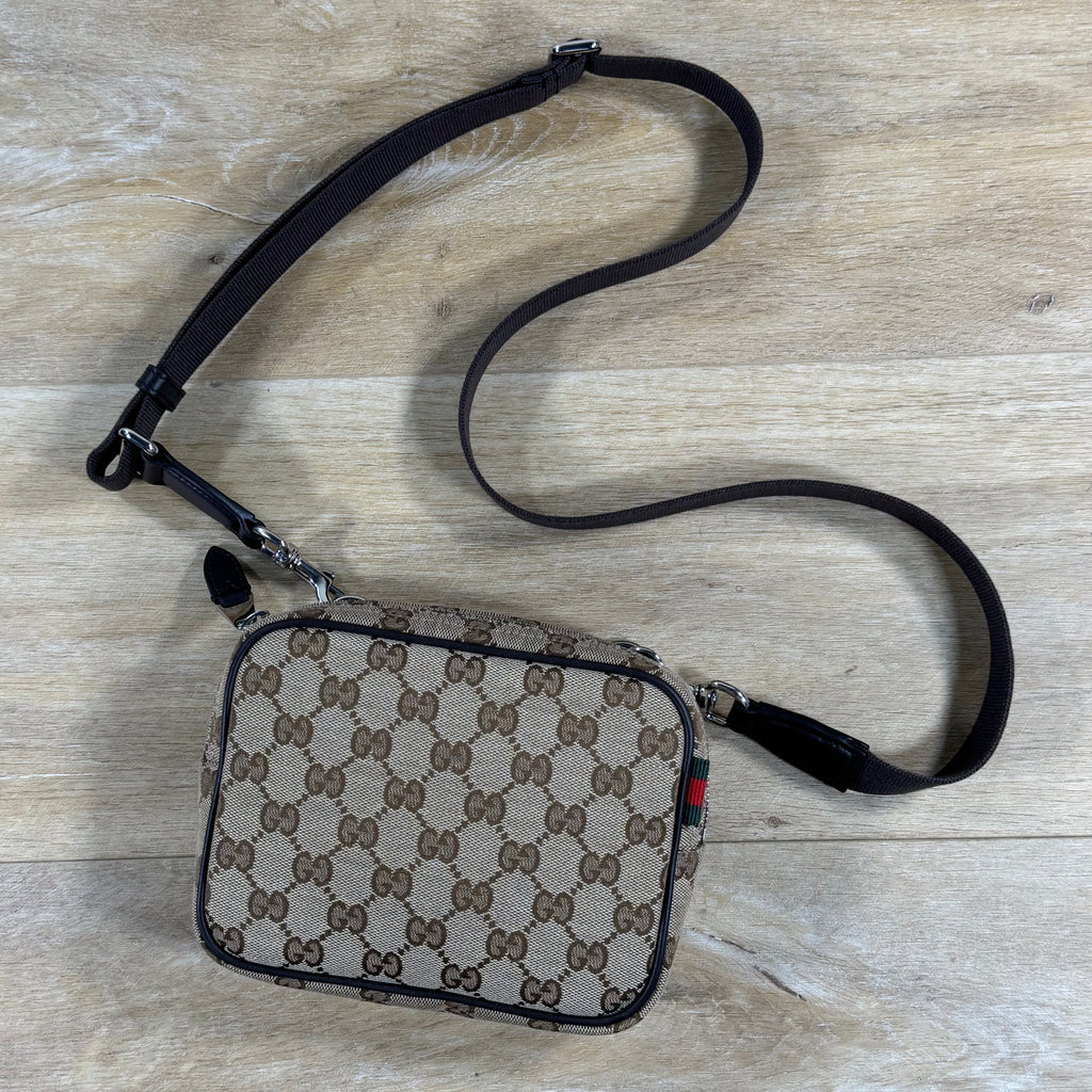 Gucci Mini GG Canvas Bag in Beige
