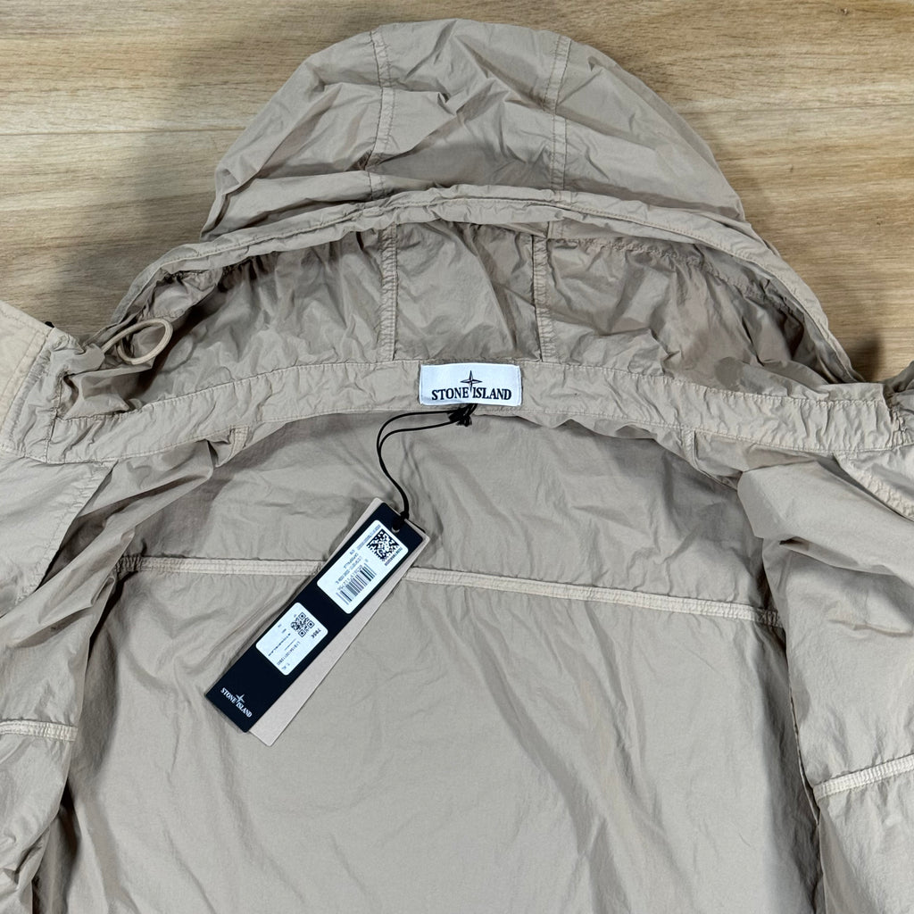 Stone Island Nylon Smerigliato-TC Short Hooded Parka in Desert