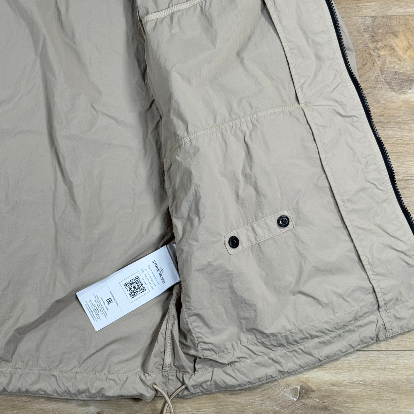 Stone Island Nylon Smerigliato-TC Short Hooded Parka in Desert