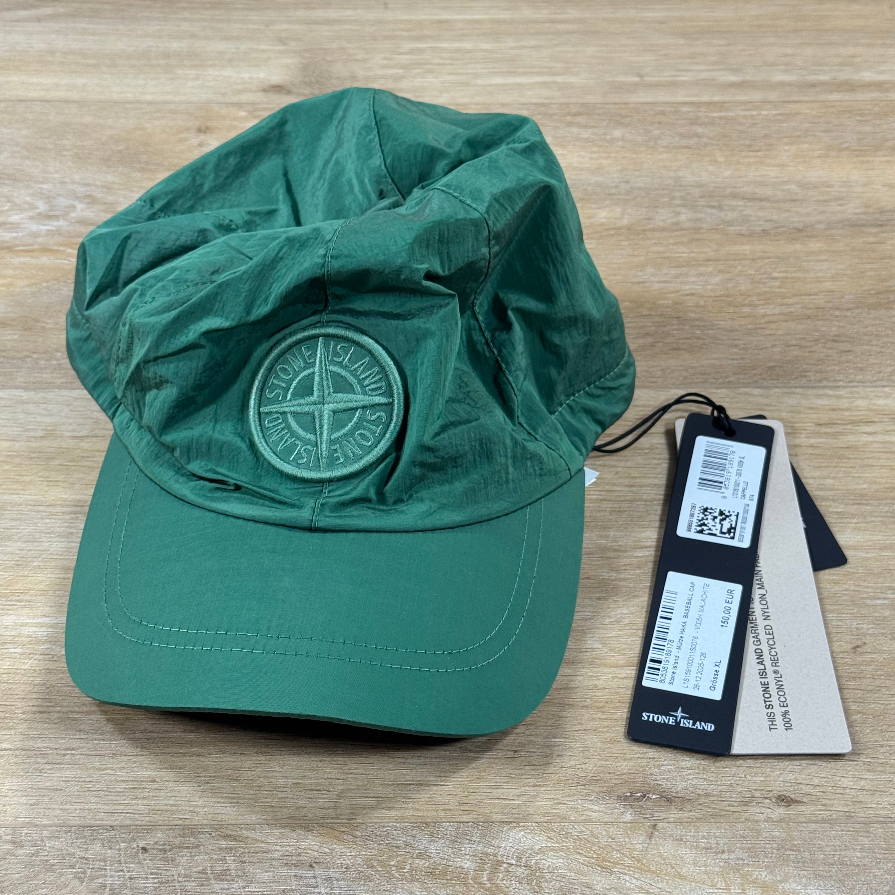 Stone Island Nylon Metal Baseball Cap in Malachite - Green