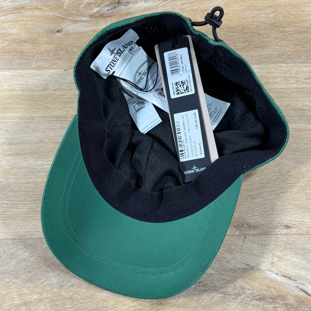 Stone Island Nylon Metal Baseball Cap in Malachite - Green