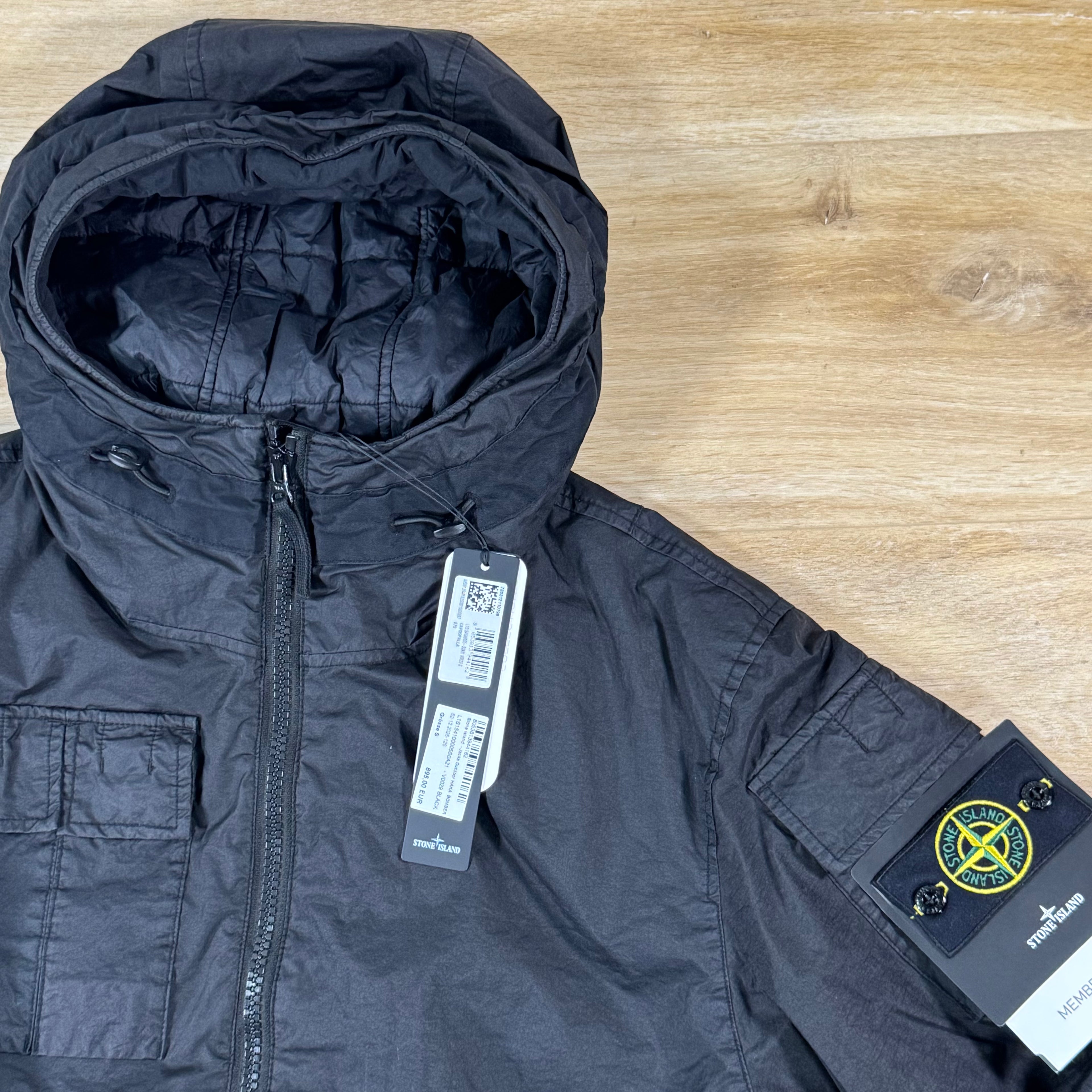 Stone Island Membrana 3L TC Padded Jacket in Black – Label Menswear Stone Island Membrana 3L TC Padded Jacket in Black – Label Menswear