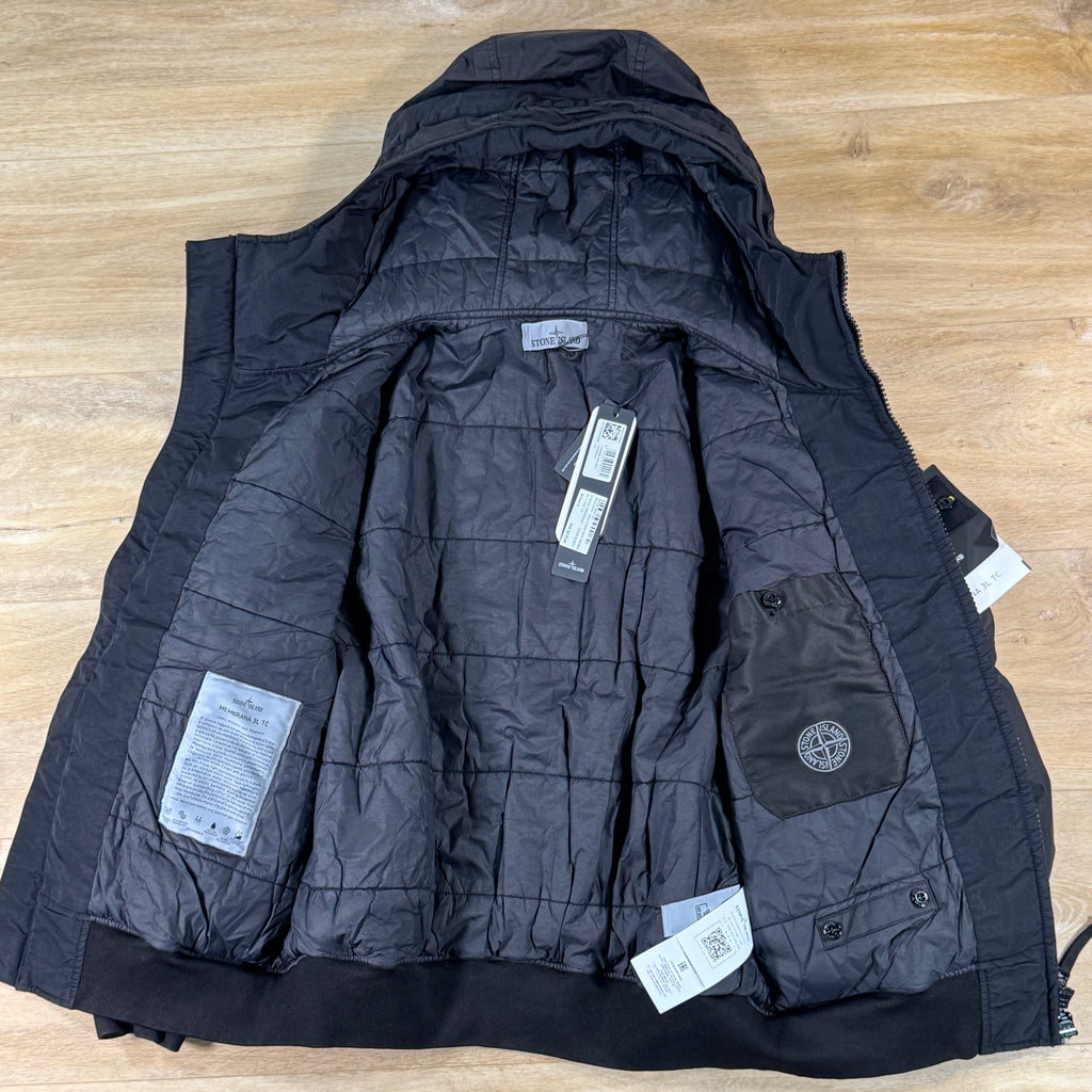 Stone Island Membrana 3L TC Padded Jacket in Black