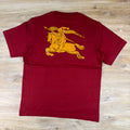 Burberry Heritage Logo Cotton T-Shirt in Auburn Brown