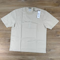 C.P. Company Mercerized Jersey 30/2 Twisted Logo T-Shirt in Frozen Dew