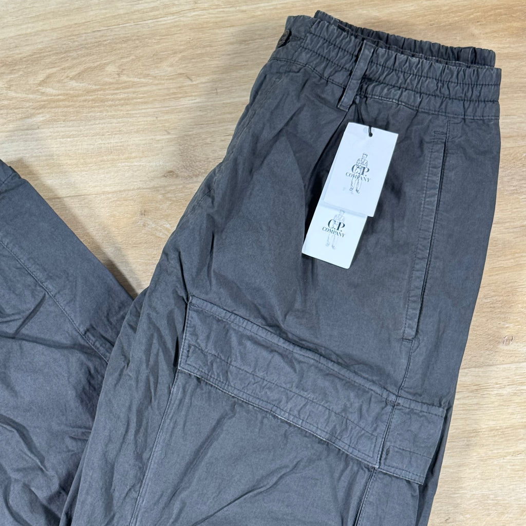 C.P. Company Micro-Reps Boxy Lens Pants in Gunmetal - Grey