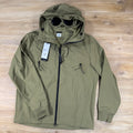 C.P. Company Shell-R Goggle Jacket in Dried Herb - Green