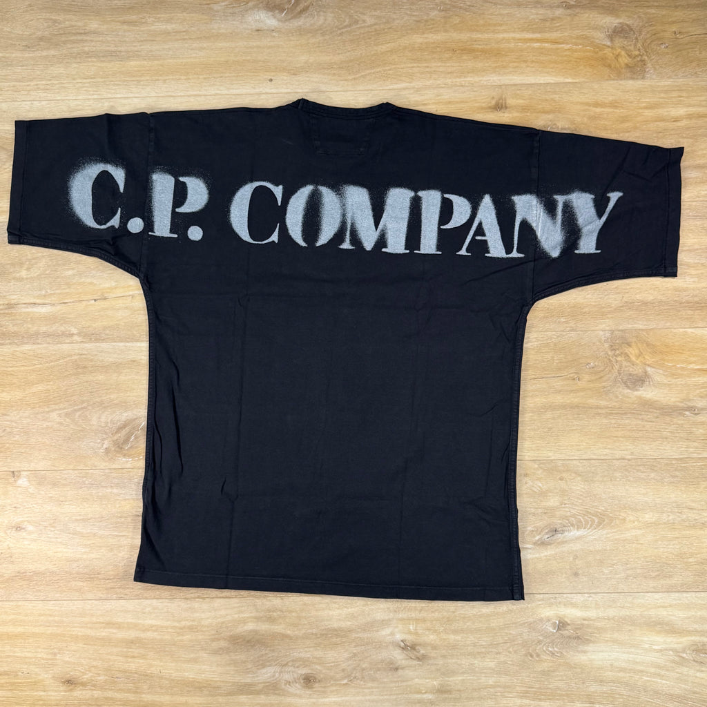 C.P. Company 1020 Jersey Stencil T-Shirt in Black