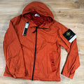 Stone Island Crinkle Reps NY Hooded Jacket in Burnt Orange