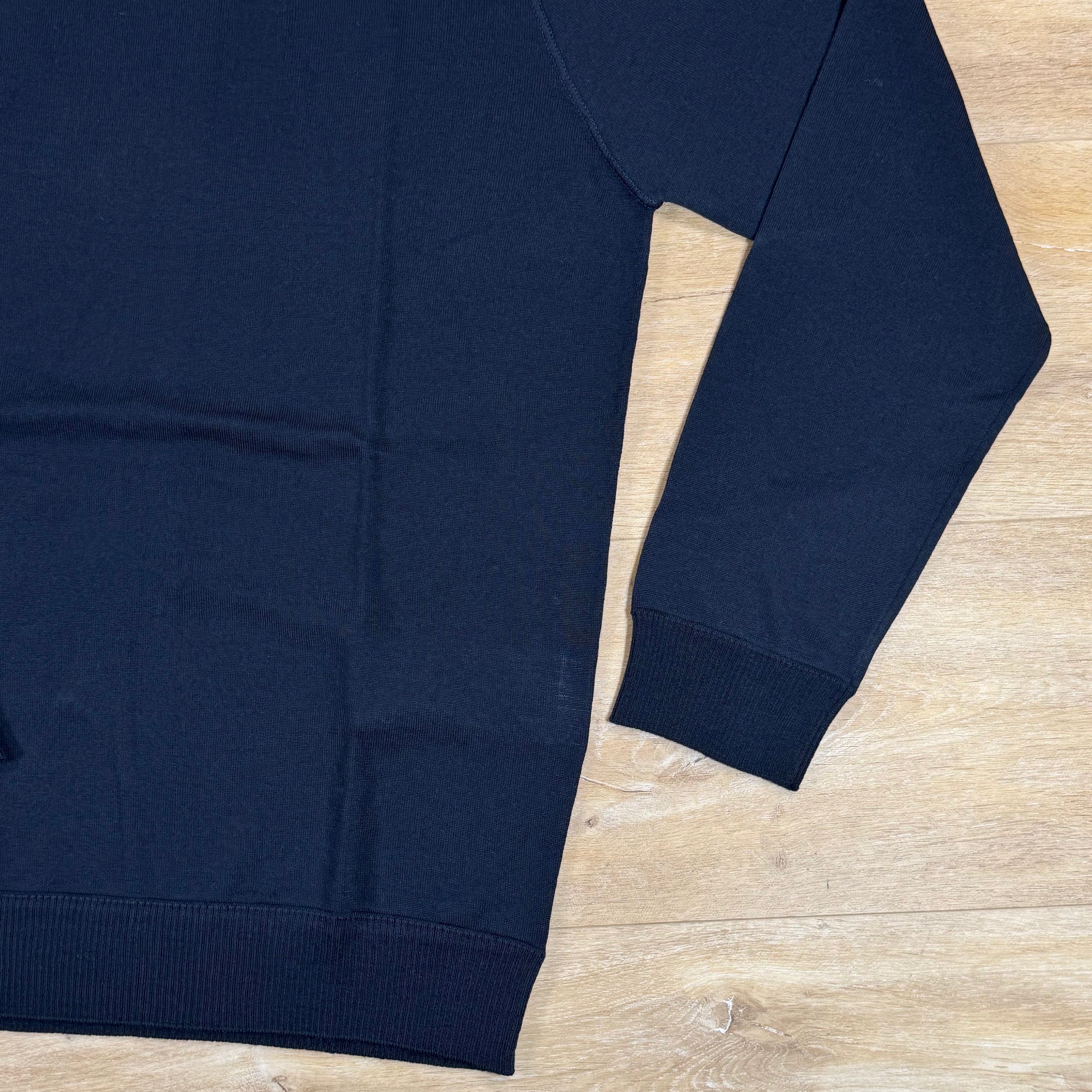 Stone Island Ghost Light Pure RWS Wool Turtleneck Jumper in Navy