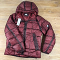 C.P. Company D.D. Shell Lens Puffer Jacket in Andorra - Red