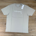C.P. Company 30/1 Jersey Logo T-Shirt in Silver Birch
