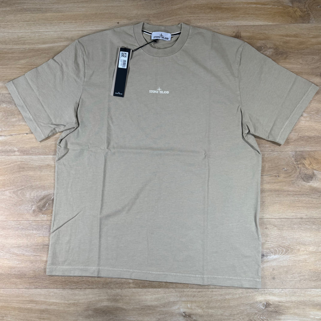 Stone Island 'Industrial' Print T-Shirt in Desert