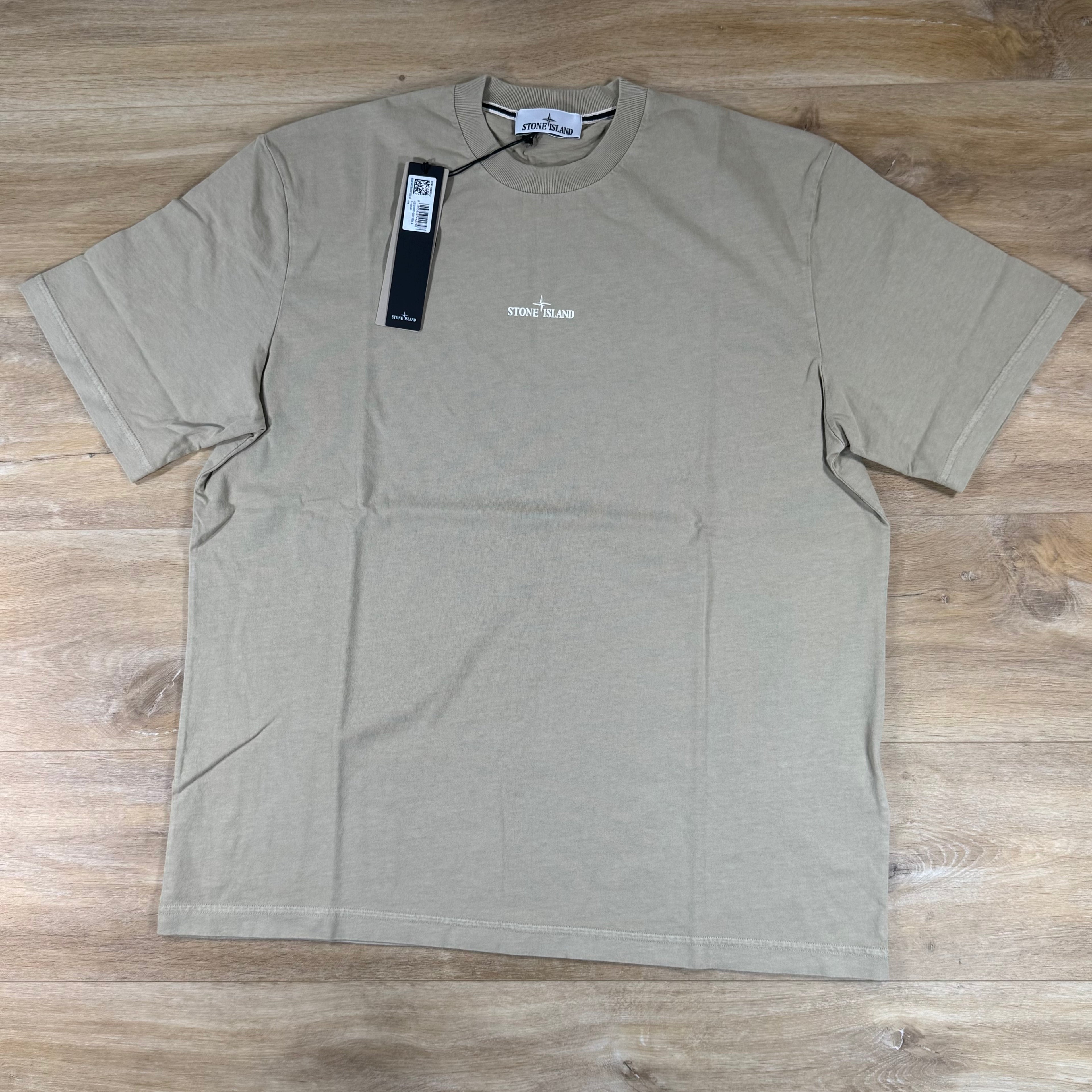 Stone Island 'Industrial' Print T-Shirt in Desert