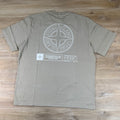 Stone Island 'Industrial' Print T-Shirt in Desert
