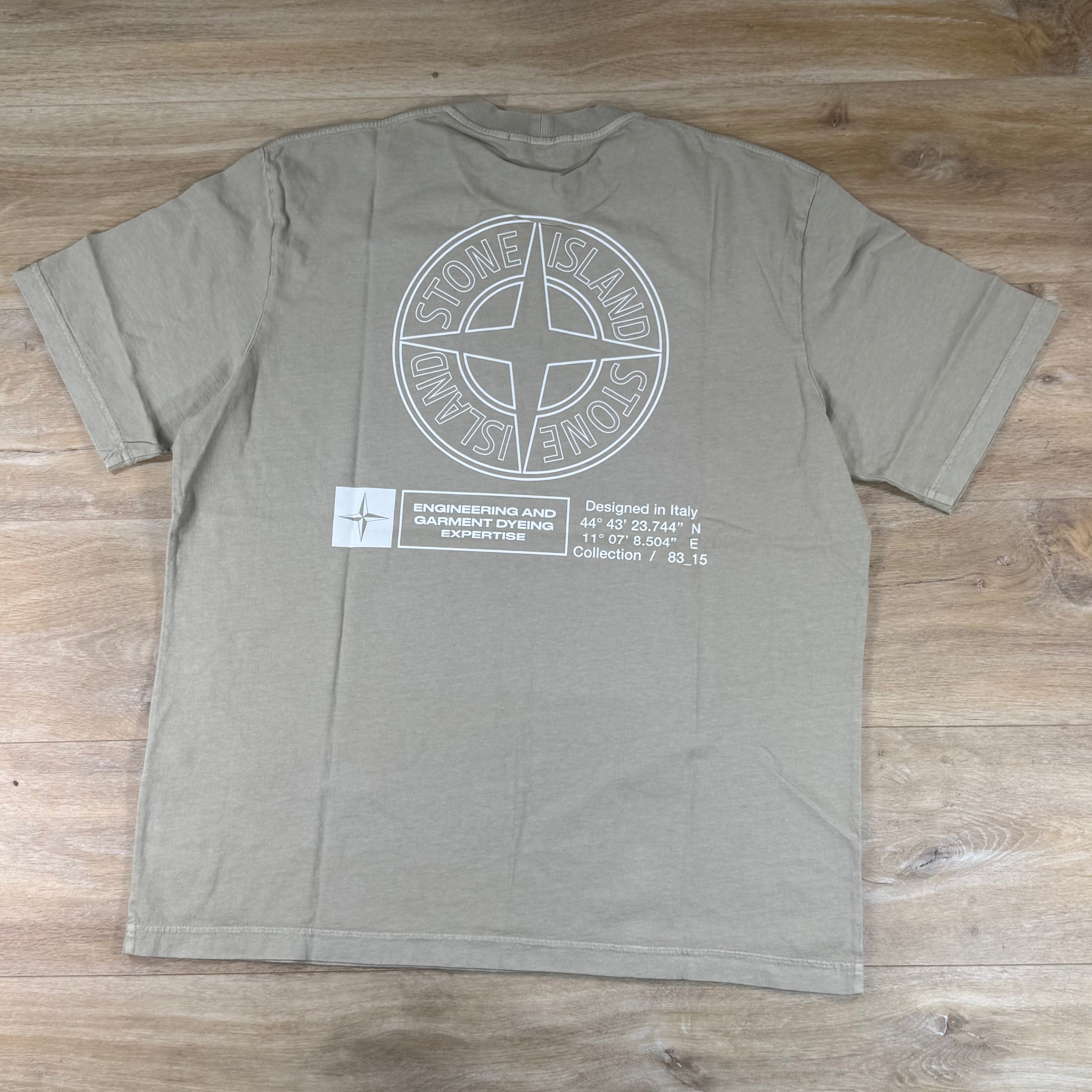 Stone Island 'Industrial' Print T-Shirt in Desert