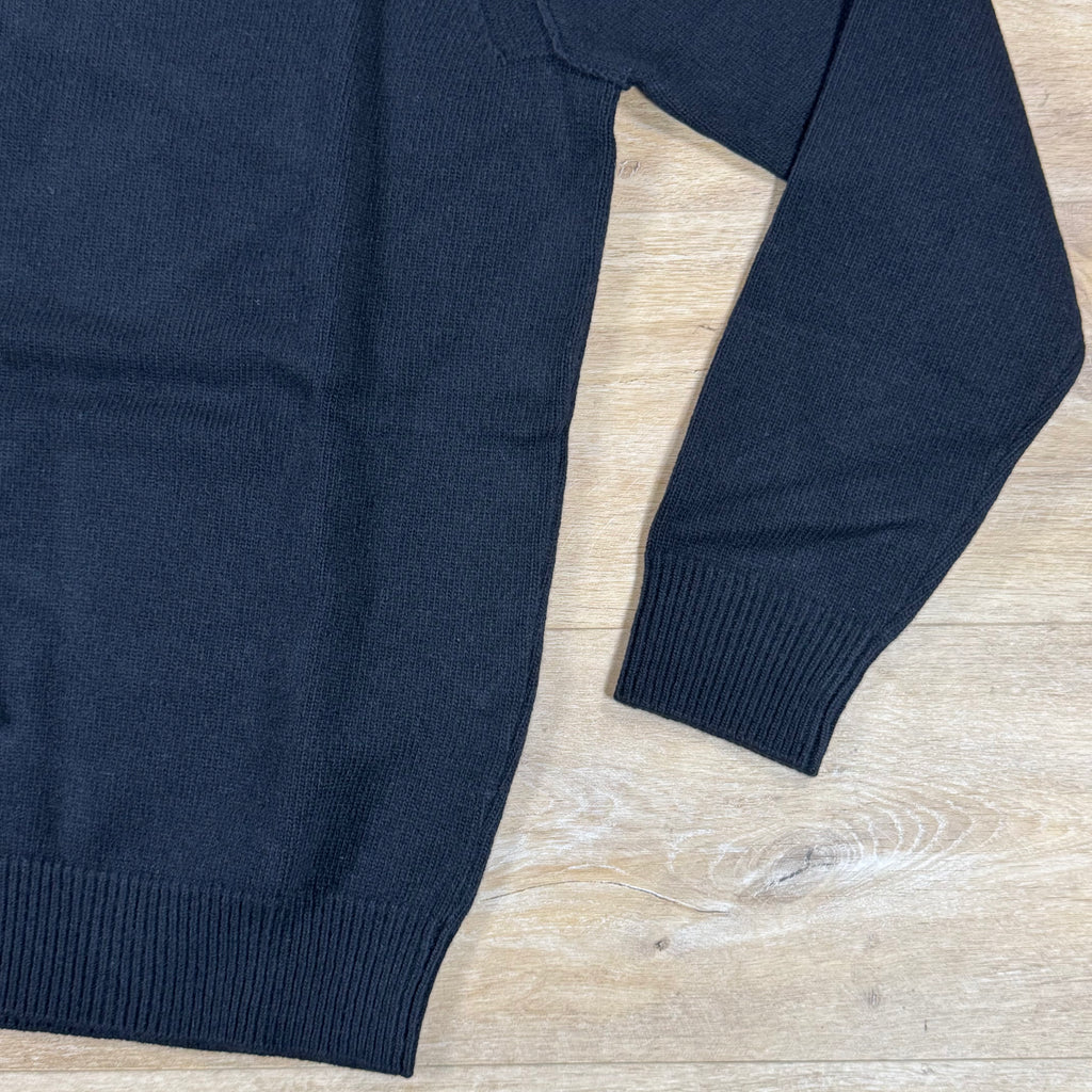 Stone Island Lambswool Crewneck Jumper in Navy