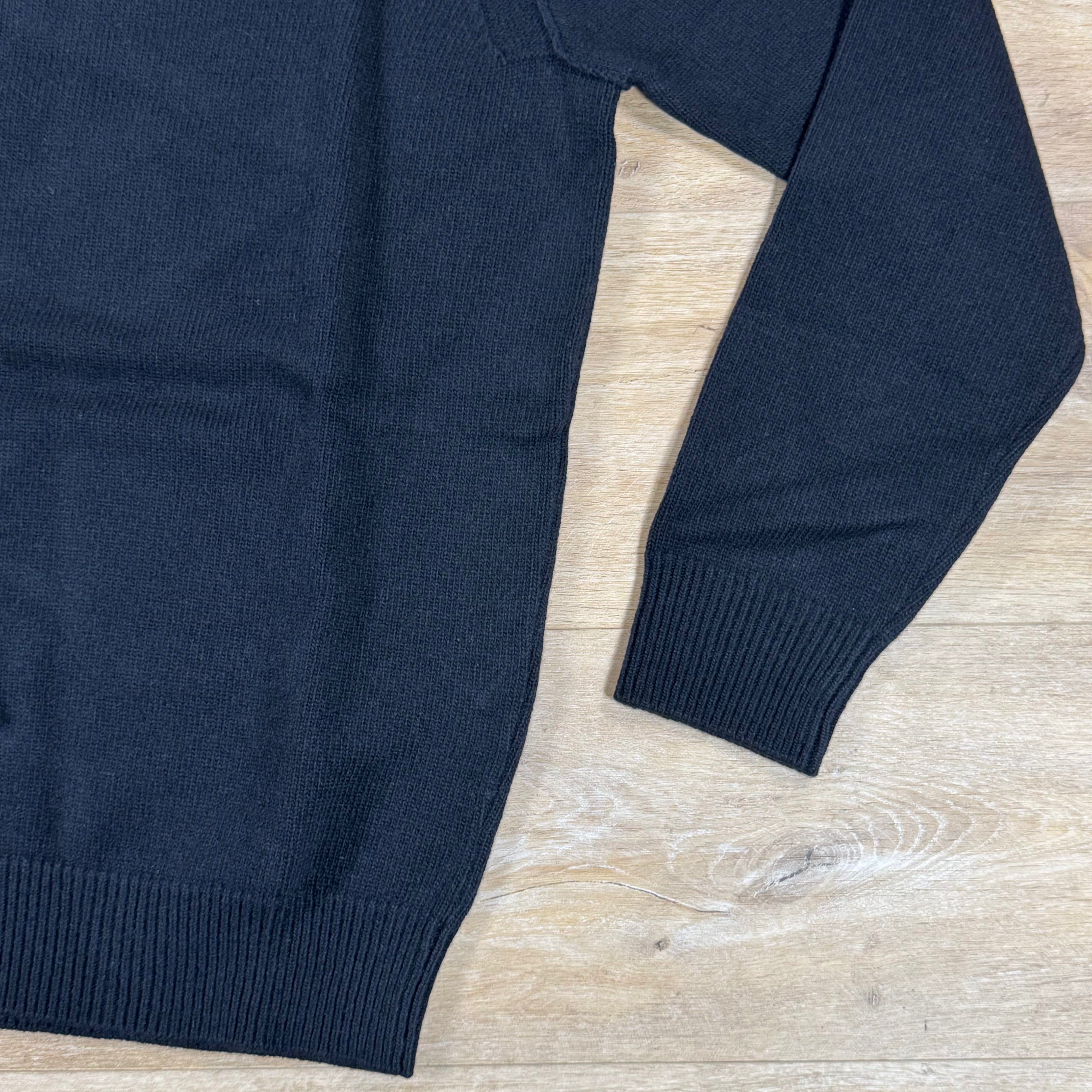 Stone Island Lambswool Crewneck Jumper in Navy