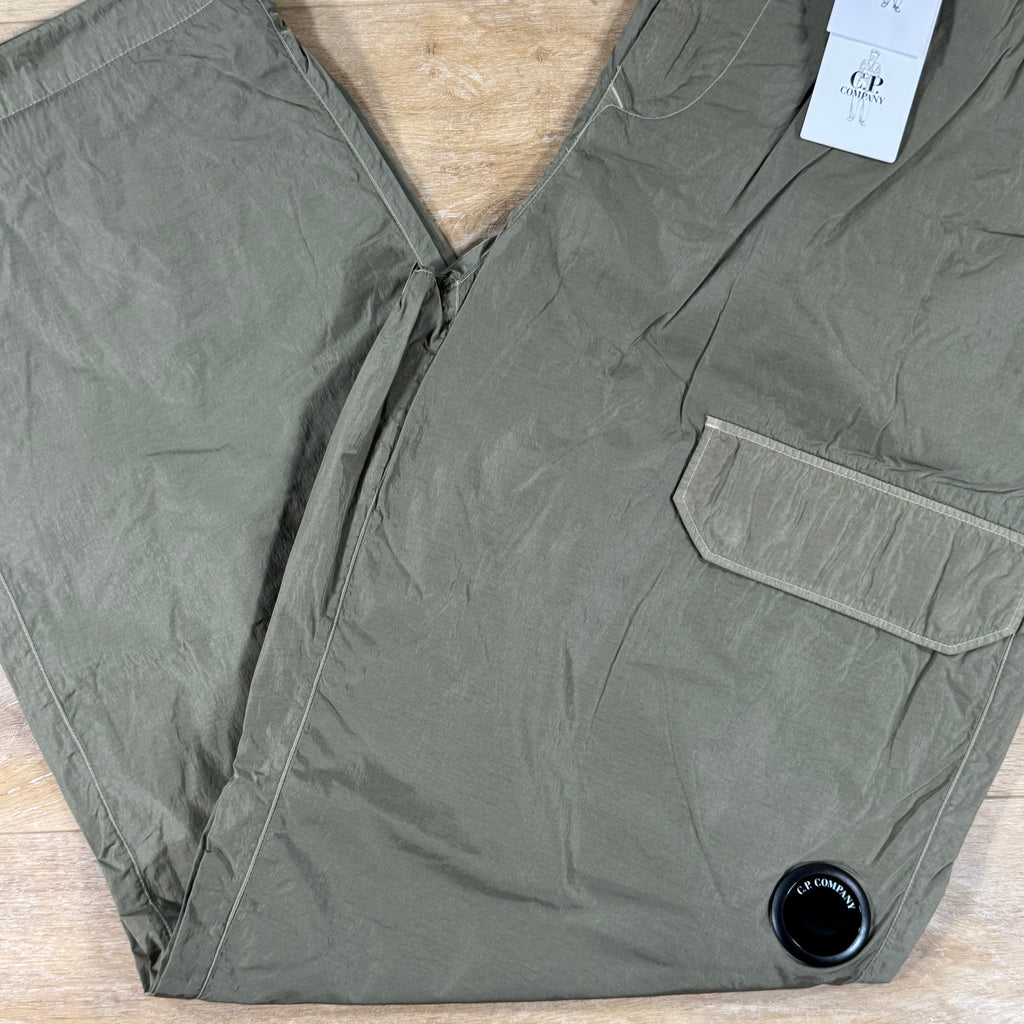 C.P. Company Chrome-R Regular Lens Cargo Pants in Fallen Rock - Beige