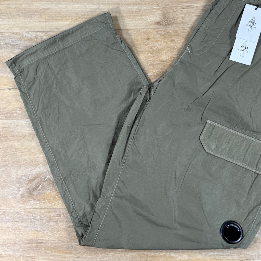 C.P. Company Chrome-R Regular Lens Cargo Pants in Fallen Rock - Beige