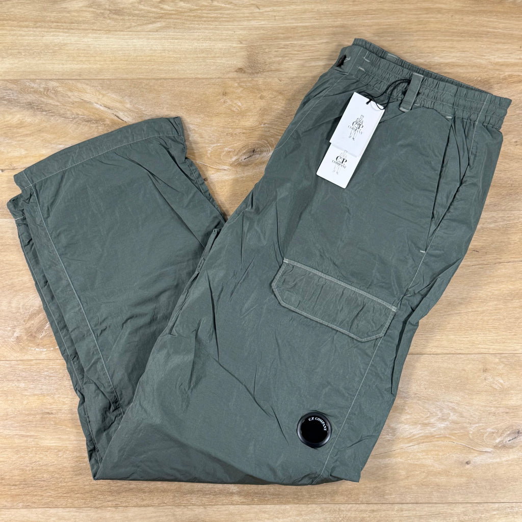 C.P. Company Chrome-R Regular Lens Cargo Pants in Castor Grey
