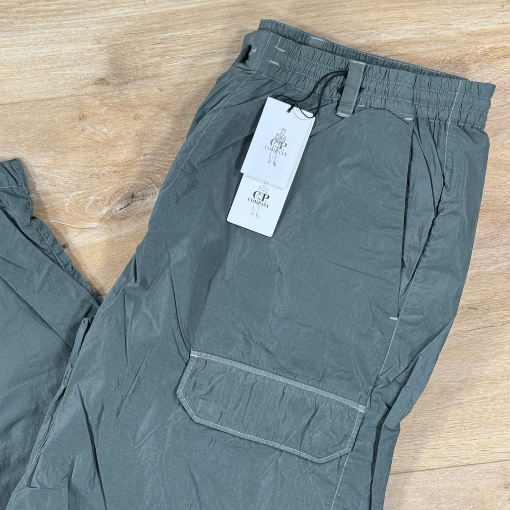 C.P. Company Chrome-R Regular Lens Cargo Pants in Castor Grey