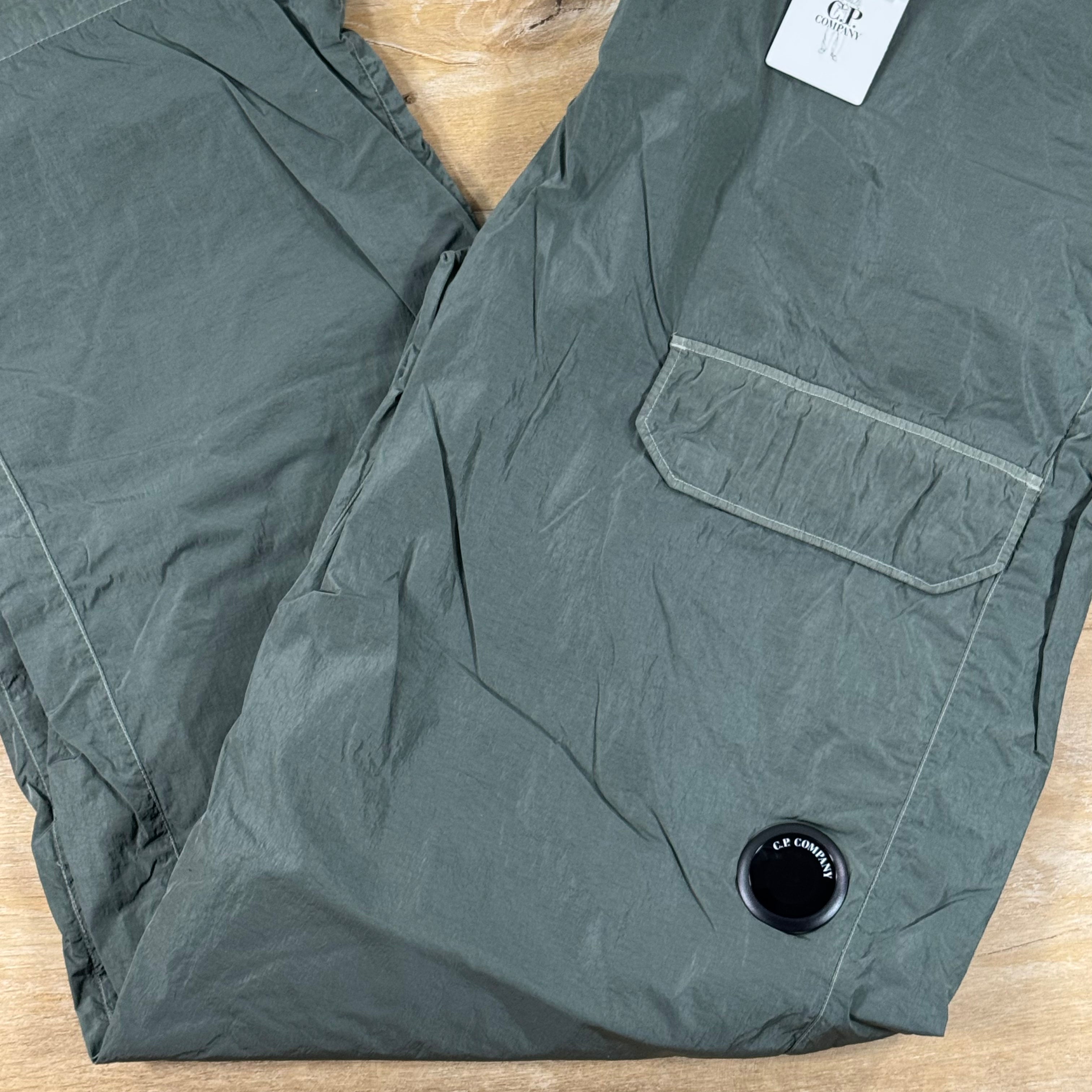 C.P. Company Chrome-R Regular Lens Cargo Pants in Castor Grey