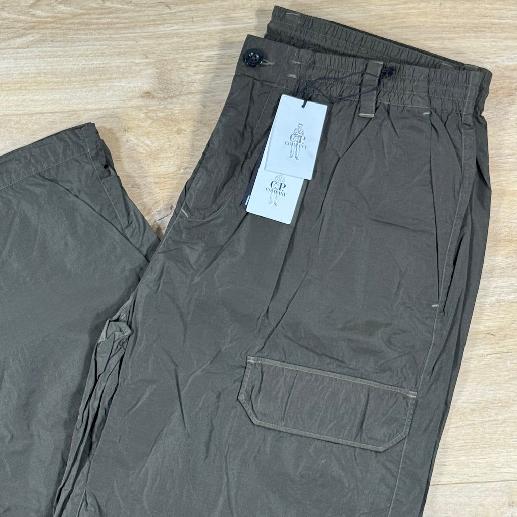 C.P. Company Chrome-R Regular Lens Cargo Pants in Ivy Green