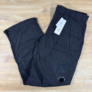 C.P. Company Chrome-R Regular Lens Cargo Pants in Black