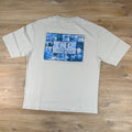 C.P. Company 30/1 Jersey Graphics T-Shirt in Silver Birch