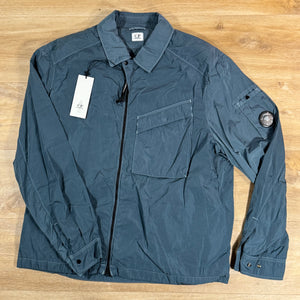 C.P. Company Chrome-R Chest Pocket Lens Overshirt in Orion Blue