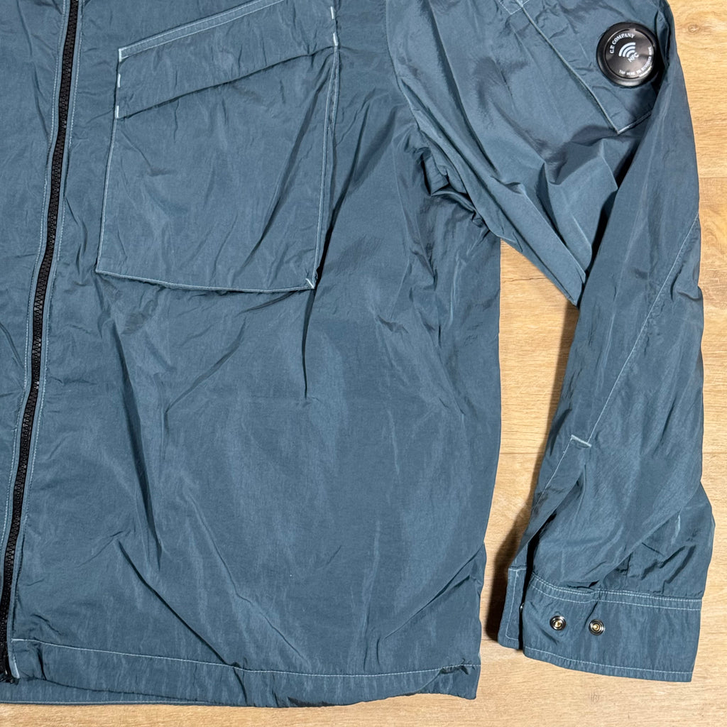 C.P. Company Chrome-R Chest Pocket Lens Overshirt in Orion Blue