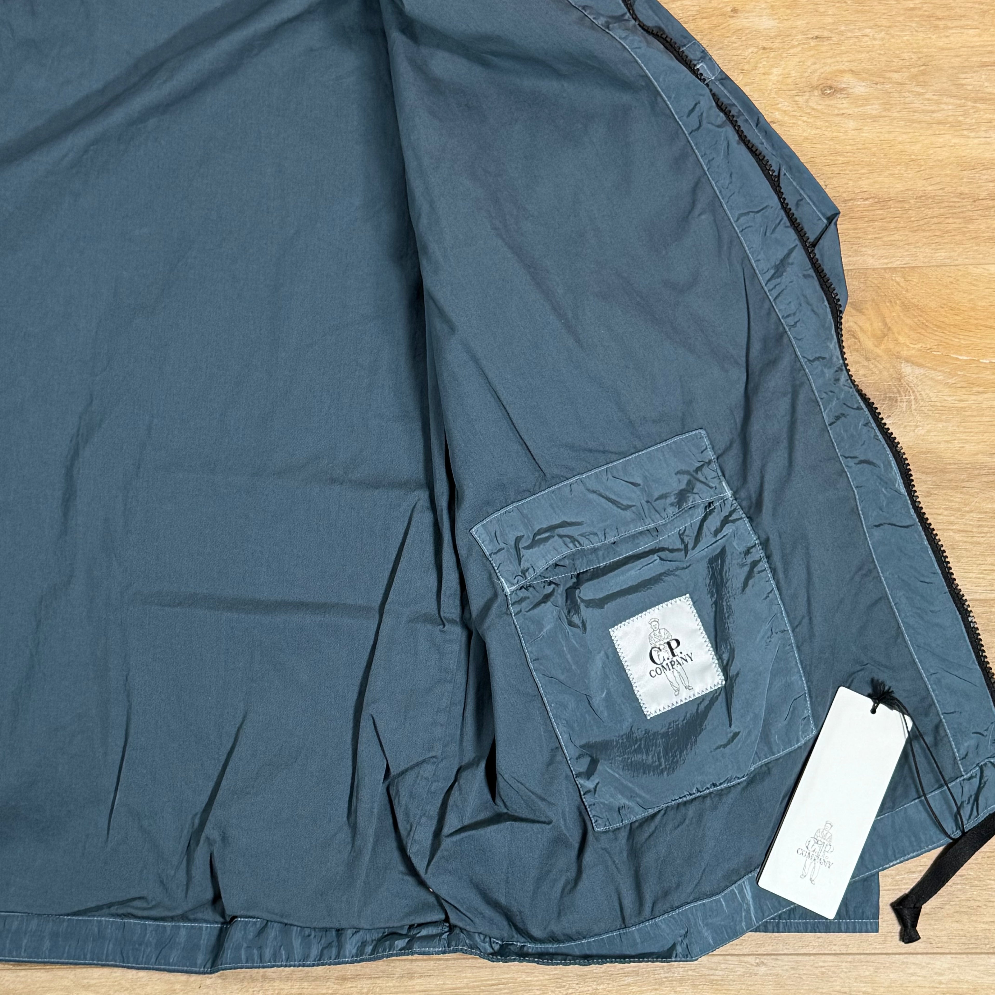 C.P. Company Chrome-R Chest Pocket Lens Overshirt in Orion Blue