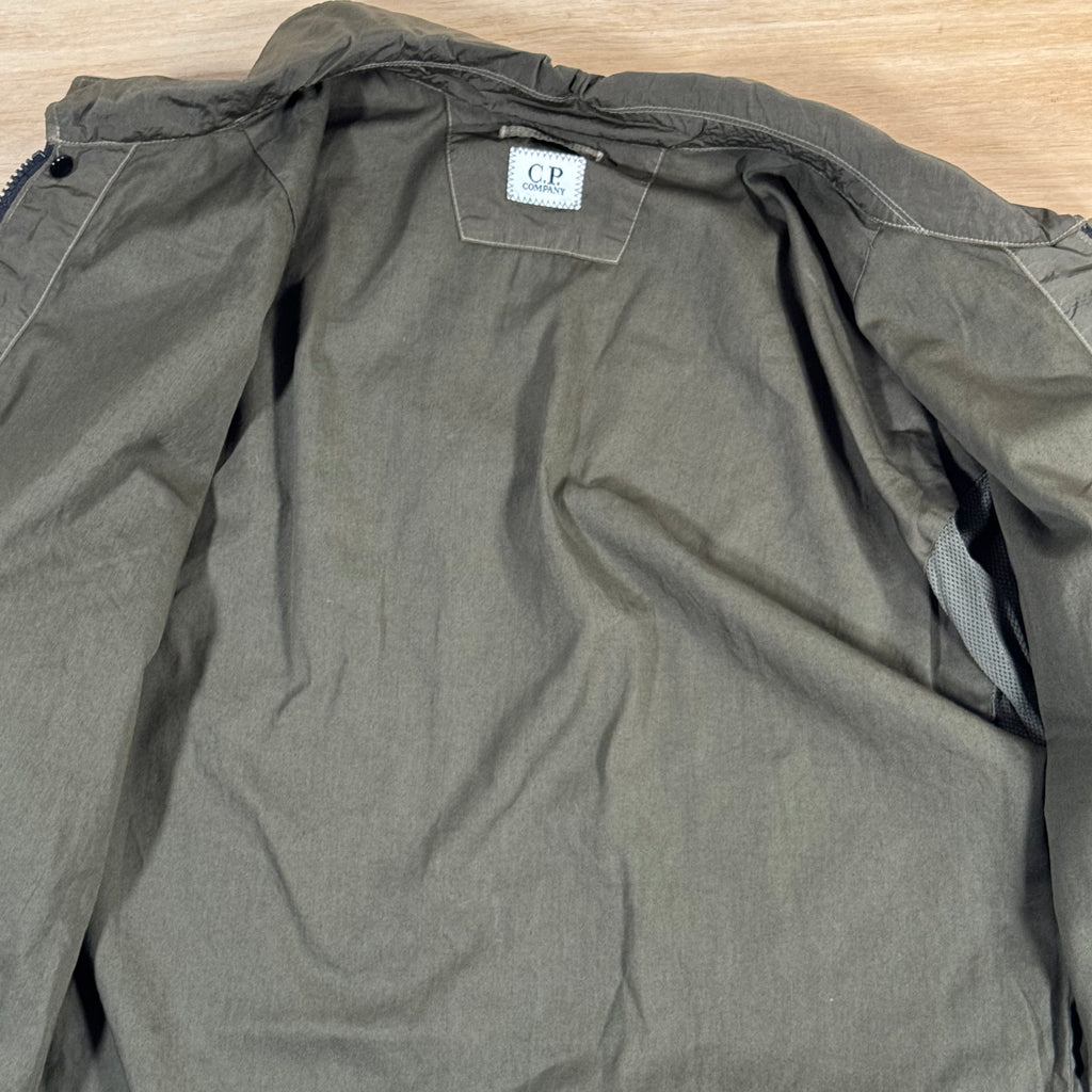 C.P. Company Chrome-R Chest Pocket Lens Overshirt in Ivy Green