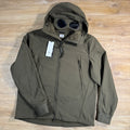 C.P. Company Shell-R Goggle Jacket in Ivy Green