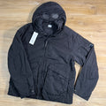 C.P. Company Heavy Chrome-R Padded Goggle Jacket in Black