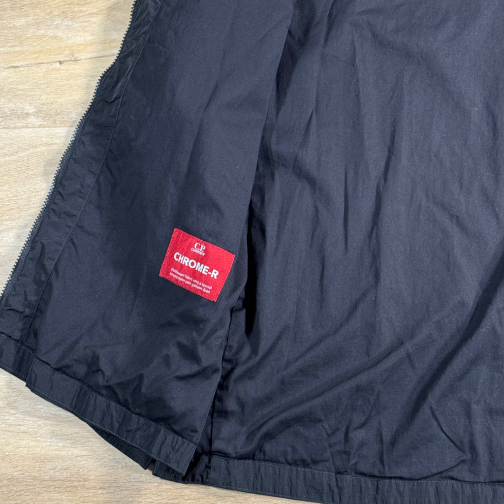C.P. Company Chrome-R Chest Pocket Lens Overshirt in Black