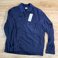 C.P. Company Chrome-R Chest Pocket Lens Overshirt in Peacoat - Blue