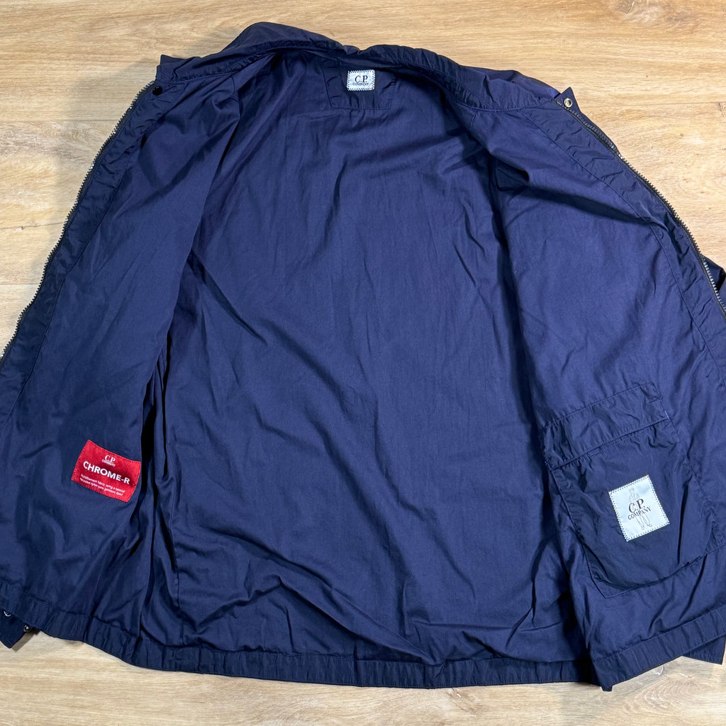 C.P. Company Chrome-R Chest Pocket Lens Overshirt in Peacoat - Blue