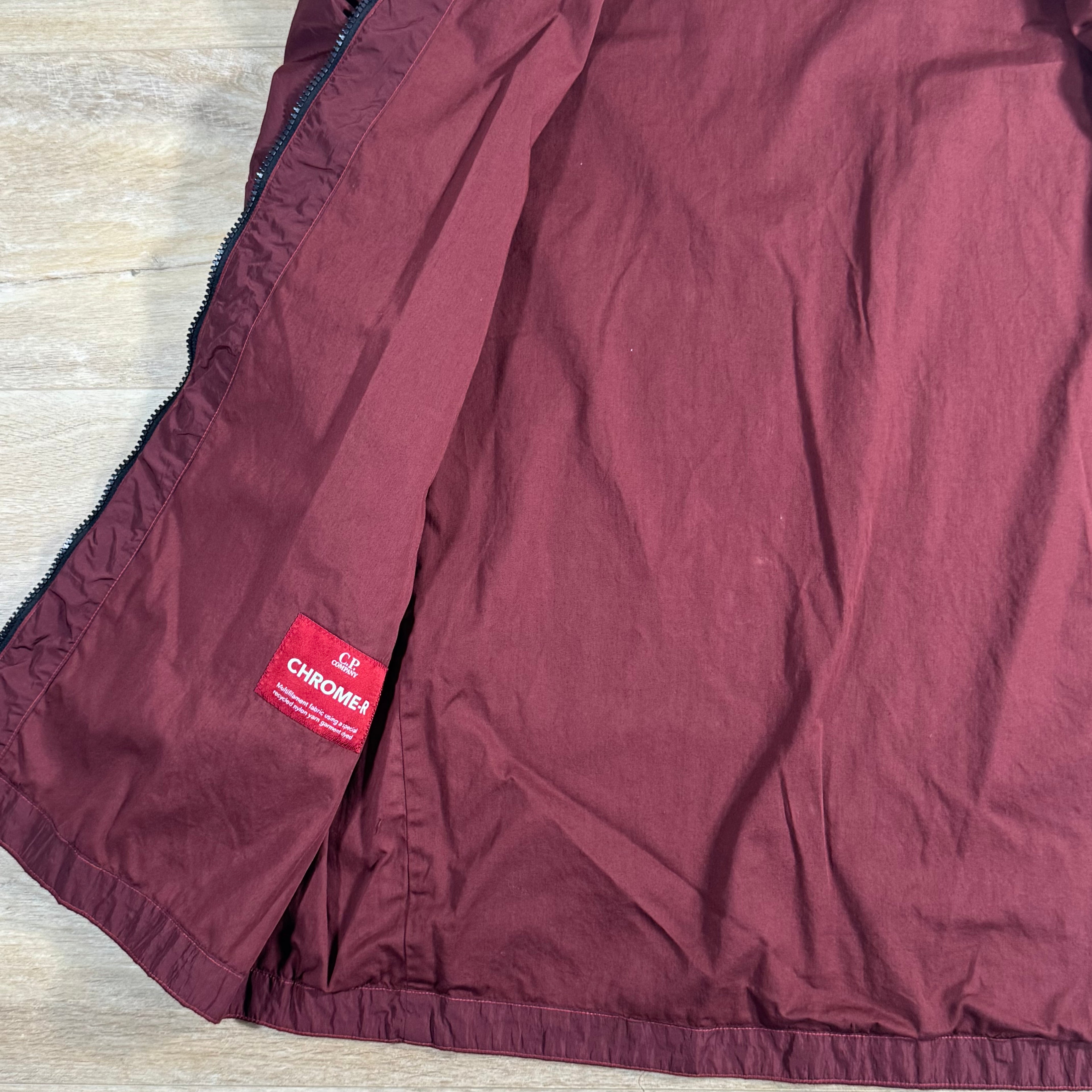 C.P. Company Chrome-R Chest Pocket Lens Overshirt in Andorra - Red