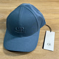 C.P. Company Gabardine Logo Cap in Orion Blue