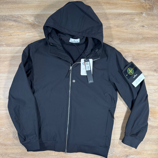 Stone Island Soft Shell-R Jacket in Black