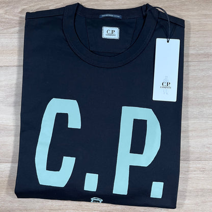 C.P. Company Mercerized 30/2 Jersey Sailor T-Shirt in Black